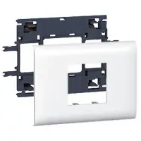 Shop Nu Legrand - DLP (85mm) houder en afdekplaat wit, 2 modules