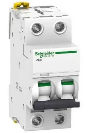 Finale Uitverkoop Schneider - automaat - 2P - 6A - 6kA - curve B - Acti9 iC60 - A9F78206