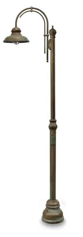 Alleen Vandaag Lyora - Staande lamp Mill M - verouderd messing