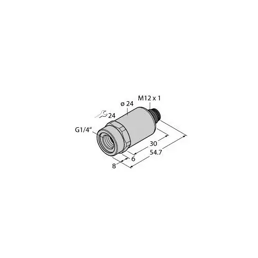 Koop Vandaag Turck PRESSURE TRANSMITTER WITH CURRENT OUTPUT (2-WIRE)