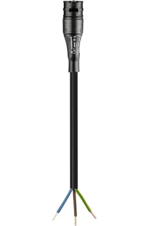 Wieland RST20I3 AANSLUITSNOER FEMALE 1,5MM² 1M ZWART LS0H 70°C Direct Beschikbaar