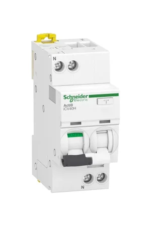 Populair Aardlekautomaat C 25A 1 polig + nul 300mA typeA Acti9 iCV40H